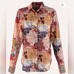 Robert Graham Mosaic Gabriela Top Size Large